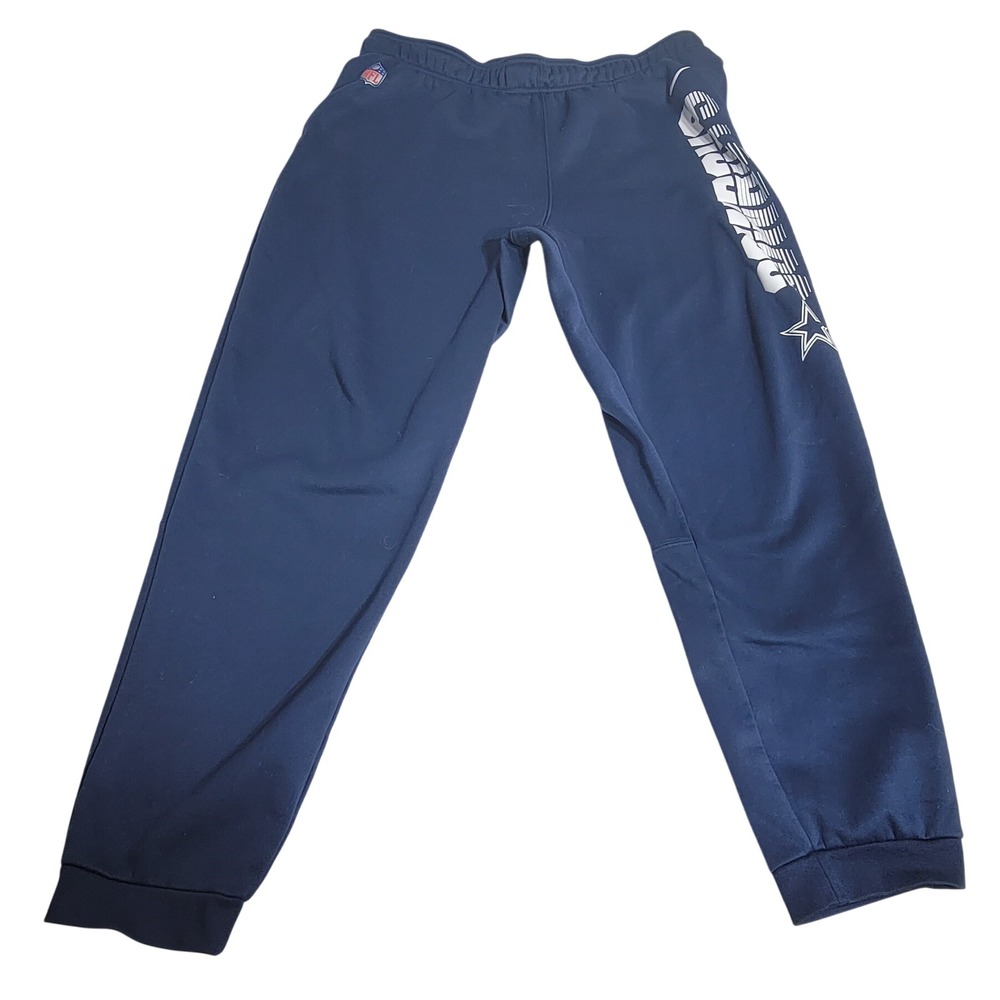 Nike NFL Dallas Cowboys Dri-FIT Sweatpants‎ Mens XL Navy Blue Joggers